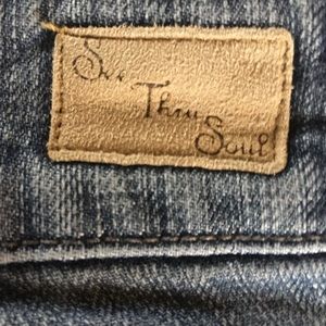 Flared extra long jeans